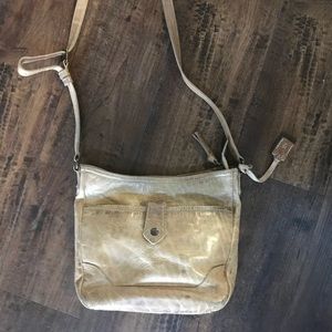 Frye Melissa button crossbody handbag